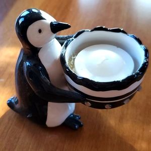 Penguin candle